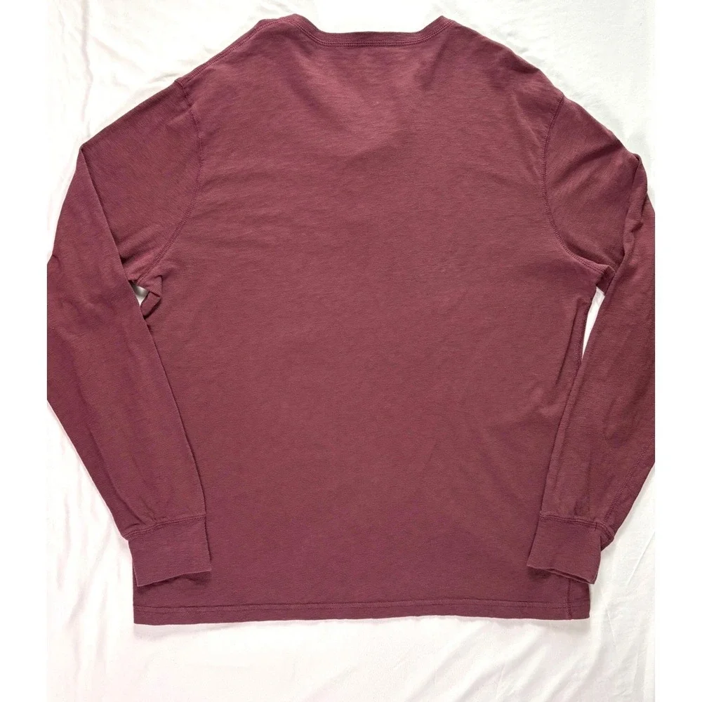 J.Crew Henley Shirt Mens XL Slub Cotton Casual Preppy Outdoors Basic Soft Rugged